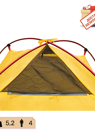 Палатка mountain 4 местная tramp, trt-024 6