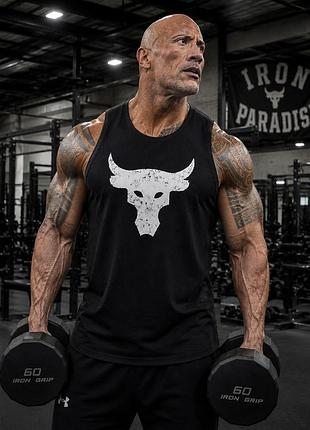 Майка under armour черный l
