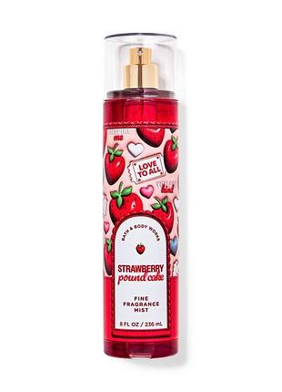 Парфумований спрей для тіла strawberry pound cake fine fragrance mist
