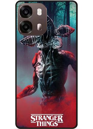 Силиконовый чехол бампер для oppo a6s с картинкой очень странные дела дивні дива