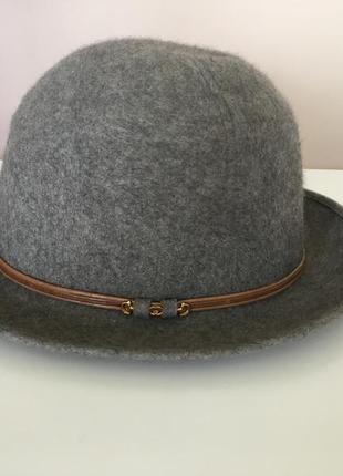 Винтажная шерстяна шляпа котелок бренд  gucci2 фото