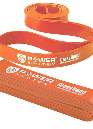 Эспандер петля (резинка для фитнеса и кроссфита) power system ps-4052 crossfit level 2 orange (опира 10-35 кг)