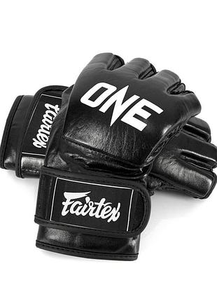 Рукавиці для мма fairtex fgv12 one black l 5