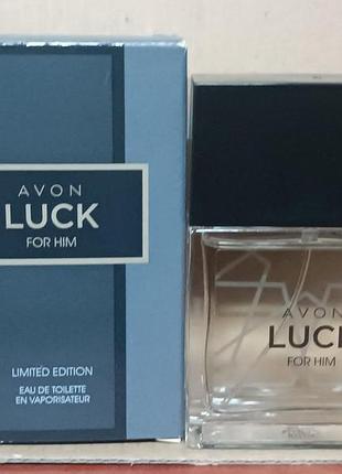 🌟 чоловіча туалетна вода avon luck for him (30 мл)