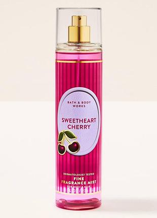 Парфюмерный спрей для тела sweetheart cherry fine fragrance mist
