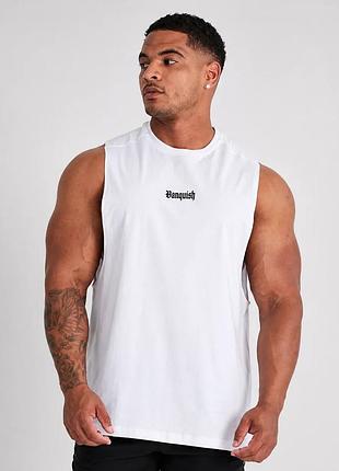 Чоловіча спортивна майка vanquish oversize white l