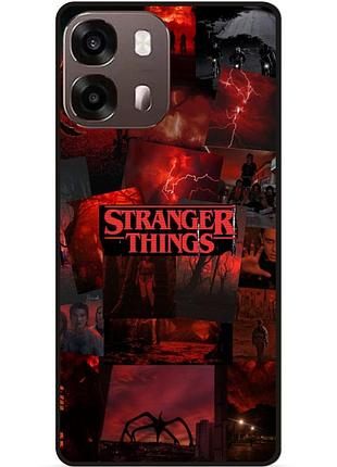 Силіконовий бампер чохол для oppo a6s з малюнком stranger things дивні дива