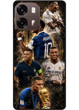 Силиконовый чехол бампер для oppo a6s с рисунком mbappe мбаппе легенда