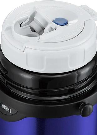 Термос zojirushi 0.8 л (с ремешком) blue 2