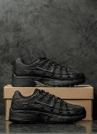 Nike p-6000 triple black gore-tex 3
