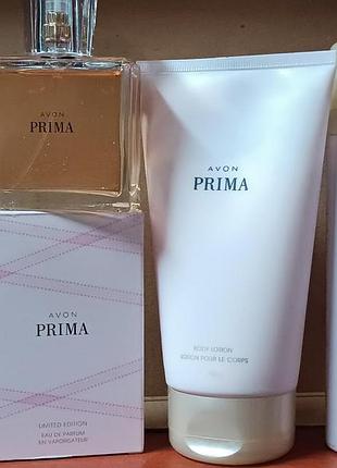 🌸✨ набор prima avon (прима эйвон): парфюмированная вода 30 мл + парфюмированный лосьон для тела 150 мл + дезо