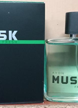 🌿 мужская туалетная вода avon musk fresh — 75 мл
