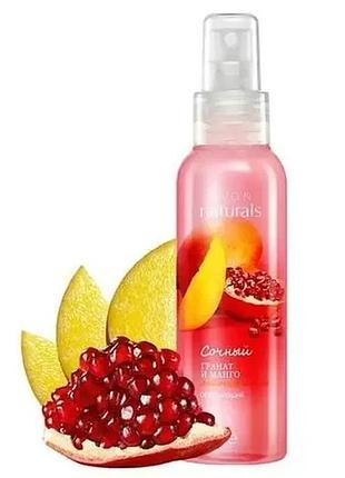 Спрей для тела 100 мл гранат и манго, avon срок годности до 01/2027