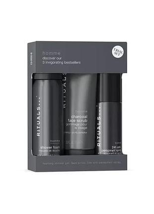 Набор для тела 3-в-1 the ritual of homme try me set