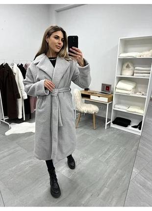 Пальто оверсайз букле. 4