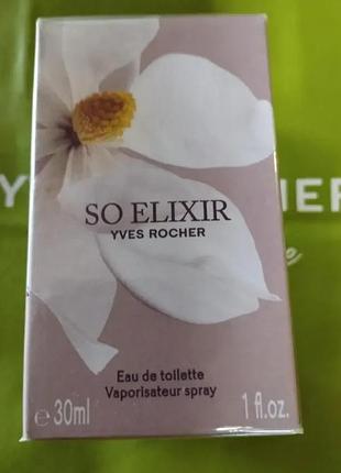 Парфумована вода so elixir eau yves rocher ів роші 30 мл