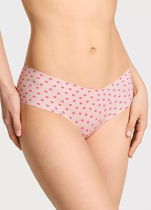 Безшовні трусики чіки no-show lacie cheeky victoria's secret рожевий xs