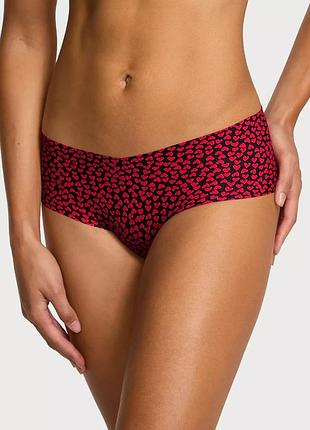 Безшовні трусики чіки no-show lacie cheeky victoria's secret червоний m