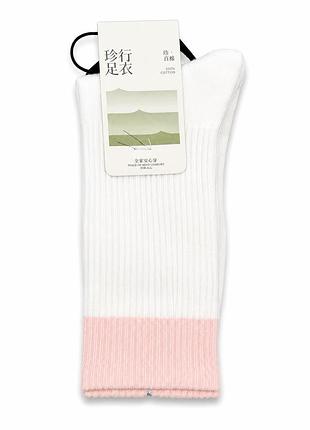 Шкарпетки високі 100 % cotton білий