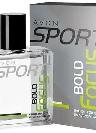 Туалетна вода мужская sport bold focus avon