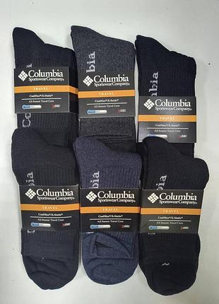 Комплект теплые носки columbia 6 шт., набор зимних носков, комплект мужские теплые носки