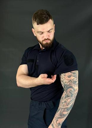 Поло синее + штаны кайман синие 3
