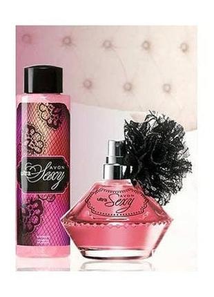 Avon ultra sexy парфюмерный набор вода 50 мл гель для душа секси эйвон