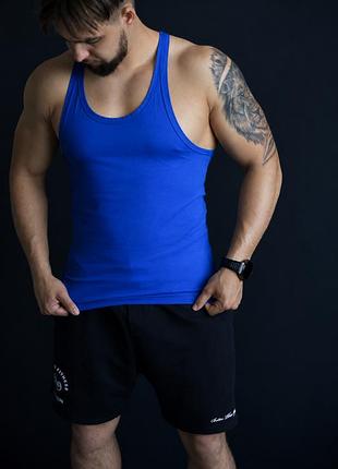 Чоловіча спортивна майка — royal blue stringer edition live xl