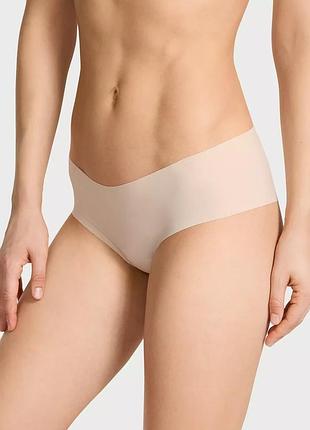 Безшовні трусики чіки no-show lacie cheeky victoria's secret молочний xs