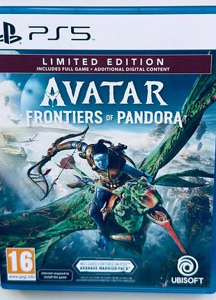 Avatar frontiers of pandora limited edition, б/у, русские субтитры - диск для playstation 5
