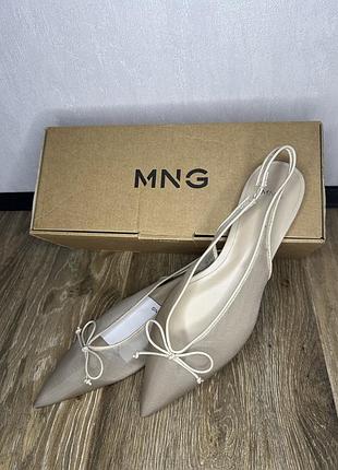 Туфлі mango  слінгбеки mng 3
