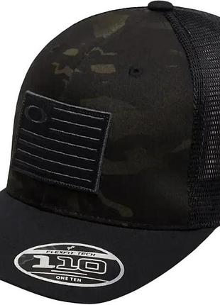 Кепка oakley si 110 snapback cap black multicam 2
