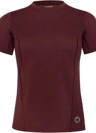Футболка frontier myrra women`s merino/cool max burgundy