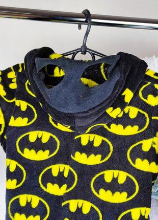 Красивый брендовый мягкий теплый халат с капюшоном маской batman4 фото