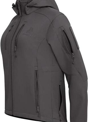 Куртка женская frontier ermine w softshell dark grey 6