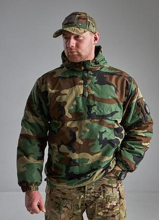 Куртка mil-tec winter combat anorak - woodland британка