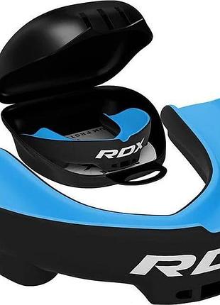Капа rdx mouth guard junior черный,синий one size