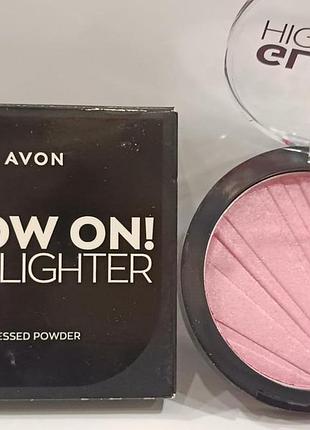 💖✨ хайлайтер для лица avon «лёгкое сияние» pink glow, 12,5 г ✨💖
