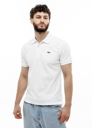 Футболка лакоста, футболка lacoste, футболки lacoste, футболка поло lacoste, футболка унісекс поло, поло білий: розмір xxl