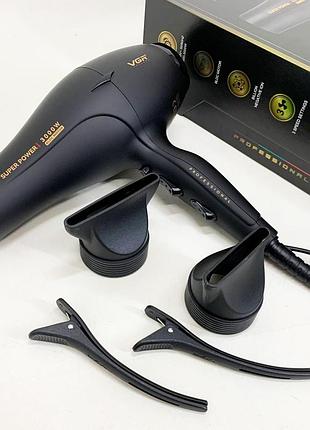 Фен vgr v-406 black 3000вт 10