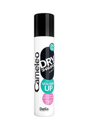 Сухий шампунь для волосся delia cosmetics cameleo volum up, 200 мл daily skin care
