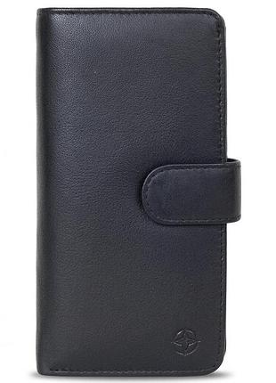 Вертикальное портмоне tony perotti из натуральной кожи cortina 5074 nero (90239) черное