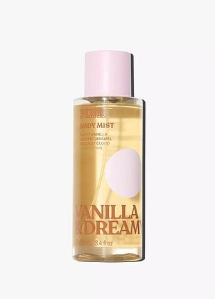 Парфюмированный спрей для тела vanilla & dreamy pink & victoria's secret
