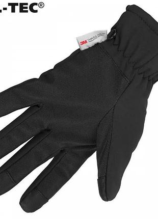 Рукавиці mil-tec softshell thinsulate black 5