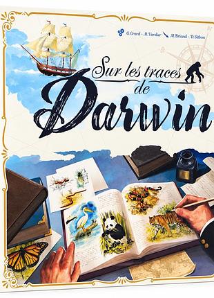 Настольная игра sur les traces de darwin - следами ньютона, sorry we are french, swdar