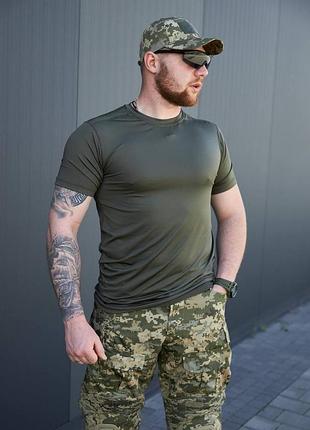 Футболка летняя джерси military, олива