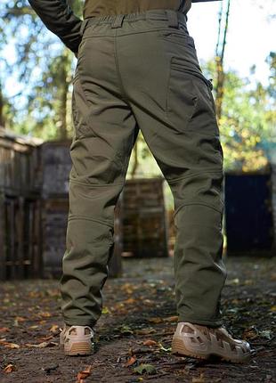 Брюки зимние soft shell esdy масло 5