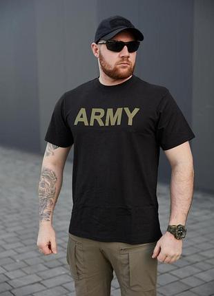 Футболка t-shirt sturm mil-tec army - black "army" (черный) xxl