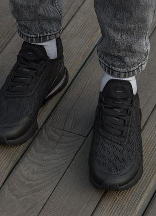 Кроссовки nike air max 270 black 4