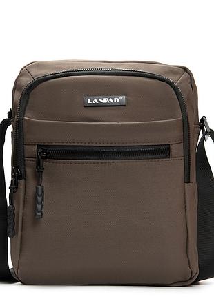 Podium сумка мужская планшет нейлон lanpad 65370 brown бол распродажа